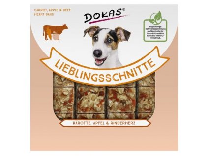 Dokas - Fit bars - carrot, apple and beef heart 80 g
