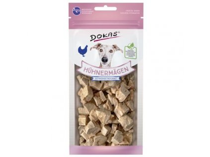 Dokas - Stomace de pui liofilizate pentru câini 20 g