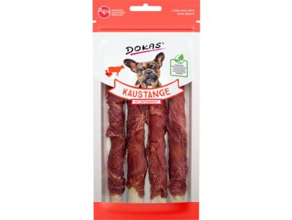 Dokas - Tyčinky z hovädzej kože obalené kačacím 50 g