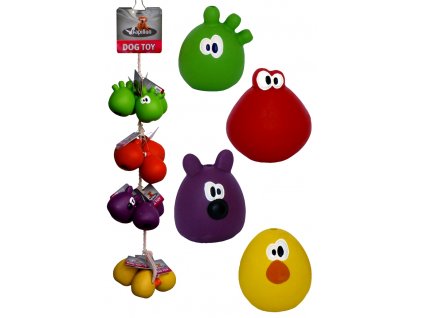 RUBBER TOY FACE 8,9,5CM