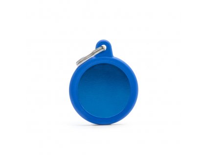 BLAUER KREIS ALUMINIUM BLAUER GUMMI