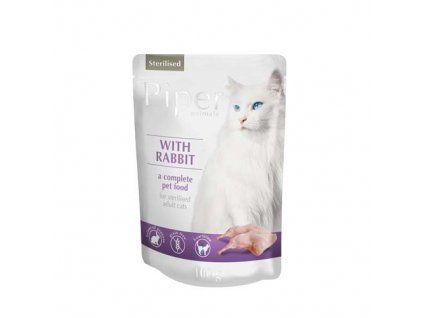PIPER CAT WITH RABBIT STERILISED 100 g