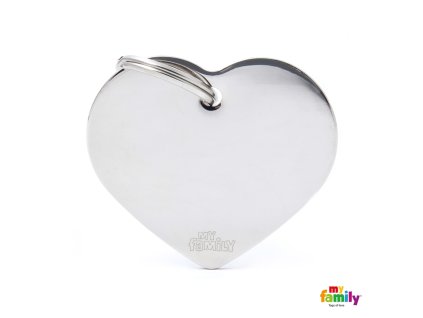 BIG HEART CHROME PLATED BRASS