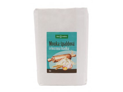 Múka špaldová celozrnná hladká 1 kg BIO BIO NEBIO