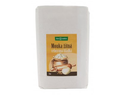 Mouka žitná celozrnná hladká 1 kg BIO BIO NEBIO