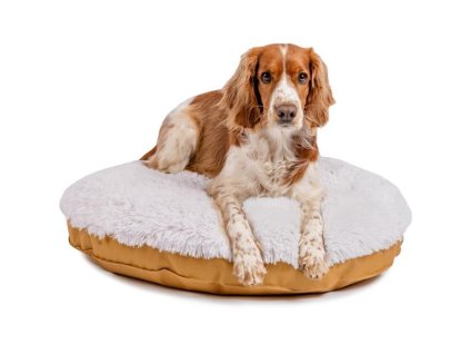 Materac okrągły Baran ochra 80cm