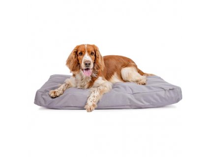 Materac Buffy nylon szary z zamkiem 120x100x15