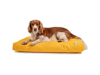 Buffy nylon matrac sárga cipzárral 90x60x10