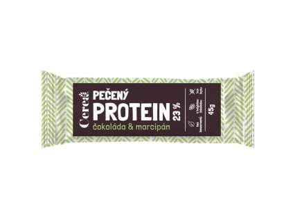 Pečený protein 23% Čokoláda + marcipán 45g