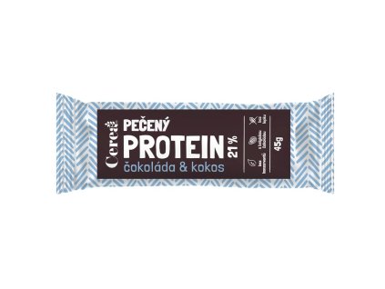 Sült fehérje 21% Csokoládé + kókusz 45g