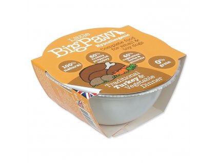 Kalíšek LITTLE BIGPAW Dog krůta & zelenina 85 g