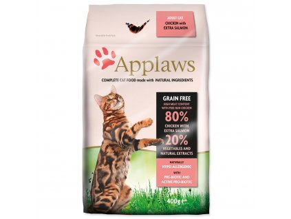 APPLAWS Dry Cat Chicken & Salmon 400 g