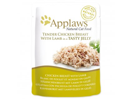 Kapsička APPLAWS Cat Pouch Chicken with Lamb in Jelly 70 g