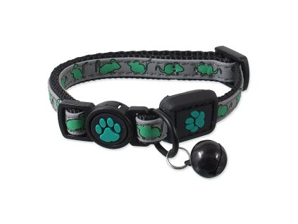 Obojok Active Cat Reflective XS limetka 1x19-31cm