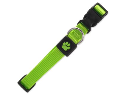 Active Dog Premium Halsband M Limette 2x34-49cm