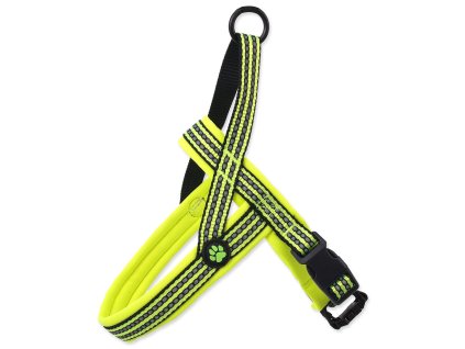 Harness Active Dog Neoprene M/L lime 2.5x64-80cm