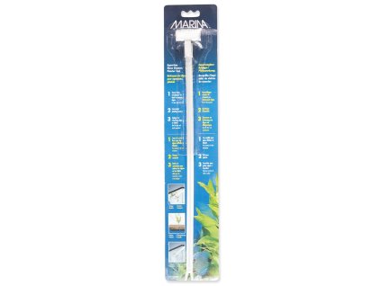 Marina aquarium scraper with razor blade