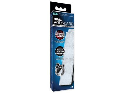 Fluval Kohlenstoff-Baumwoll-Nachfüllpackung U4, 2 Stück