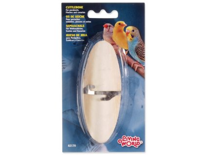 Living World cuttlefish bone with holder