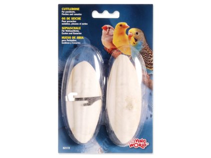 Living World cuttlefish bone with double holder