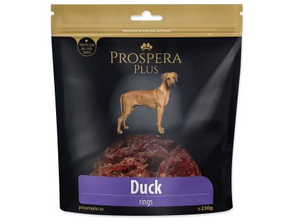Pochúťka Prospera Plus kačacie krúžky 230g
