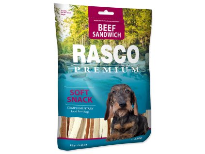 Rasco Premium beef and cod sandwich treat 230g