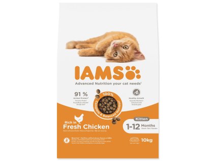 Feed IAMS Cat Kitten Chicken 10kg
