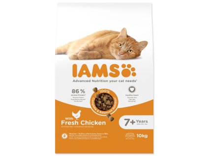 IAMS Katzenfutter Senior Huhn 10kg