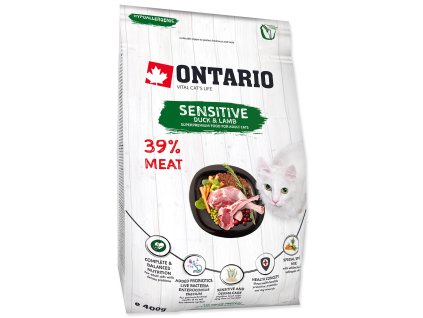 Ontario Katzenfutter Sensitiv/Derma 0,4kg