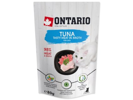 Tuńczyk z Ontario w bulionie w saszetce 80g