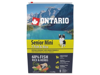 Feed Ontario Senior Mini Fish & Rice 2.25 kg