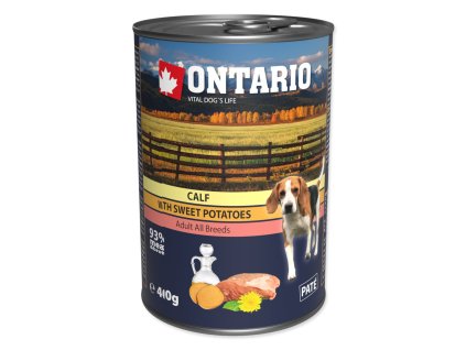 Konserwa z cielęciny z Ontario ze słodkimi ziemniakami 400g