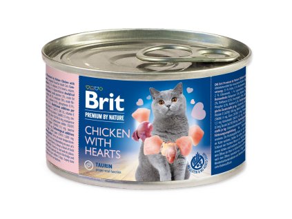 Canned Brit Premium by Nature chicken and heart 200g