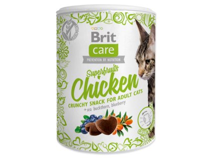 Brit Care Cat Snack Superfruits Pui 100g