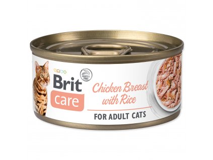 Konzerva BRIT Care Cat Chicken Breast with Rice 70 g