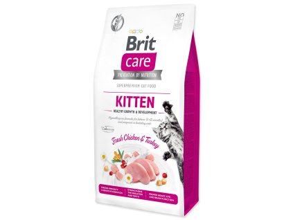 Food Brit Care Cat Grain-Free Kitten Healthy Growth & Development 7kg
