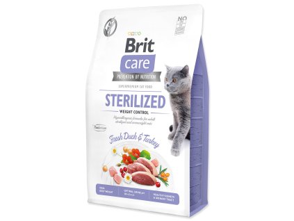 Food Brit Care Cat Grain-Free Sterilized Weight Control 2kg