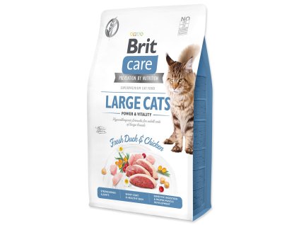 Feed Brit Care Cat Grain-Free Large cats Power & Vitality 2kg