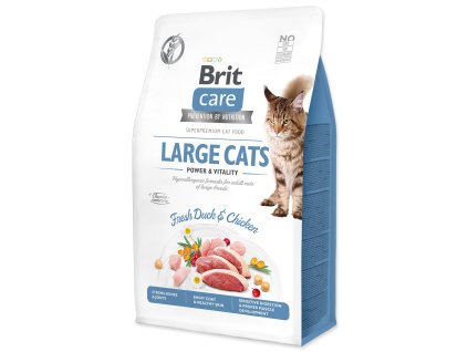 Feed Brit Care Cat Grain-Free Large cats Power & Vitality 0.4 kg