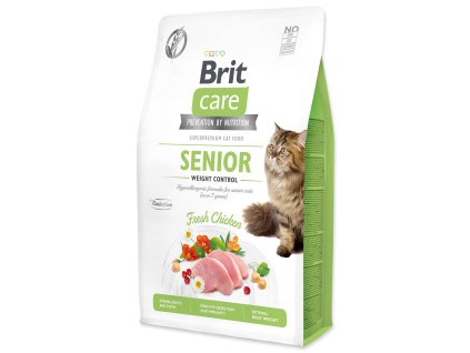 Feed Brit Care Cat Grain-Free Senior Weight Control 2kg