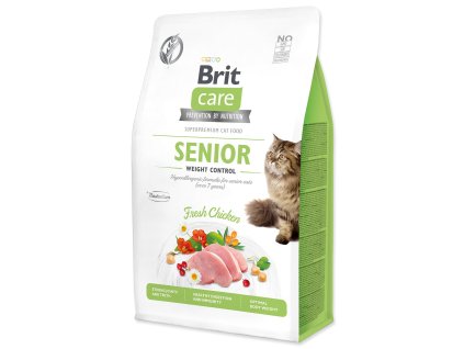 Feed Brit Care Cat Grain-Free Senior Weight Control 0.4 kg