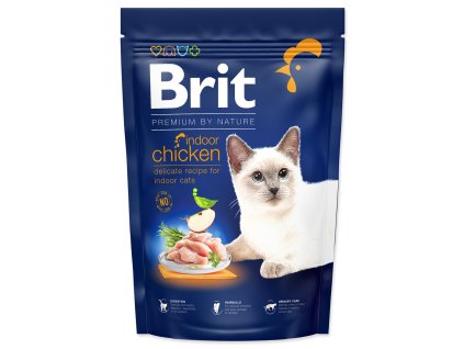 Feed Brit Premium by Nature Cat Indoor Chicken 1.5 kg
