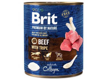 Brit Premium by Nature canned beef with tripe 800g