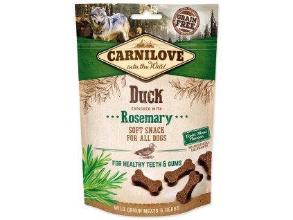 Carnilove Dog Soft Snack Duck with Rosemary 200g
