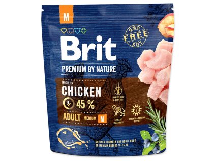 Feed Brit Premium by Nature Adult M 1kg