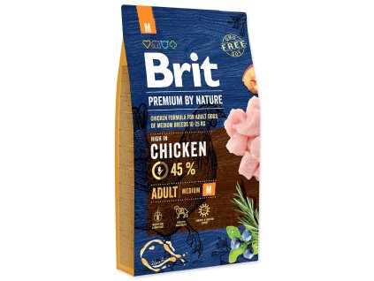 Feed Brit Premium by Nature Adult M 8kg