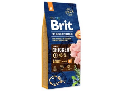 Brit Premium by Nature Adult M 15kg