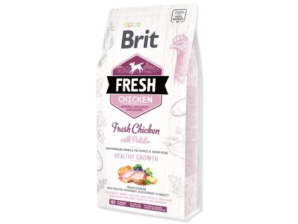Feed Brit Fresh Chicken with Potato Puppy Healthy Growth 2.5 kg