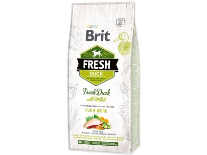 Feed Brit Fresh Duck with Millet Active Run & Work 12kg