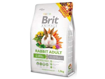 Brit Animals Adult Teljes értékű nyúleledel 1,5 kg